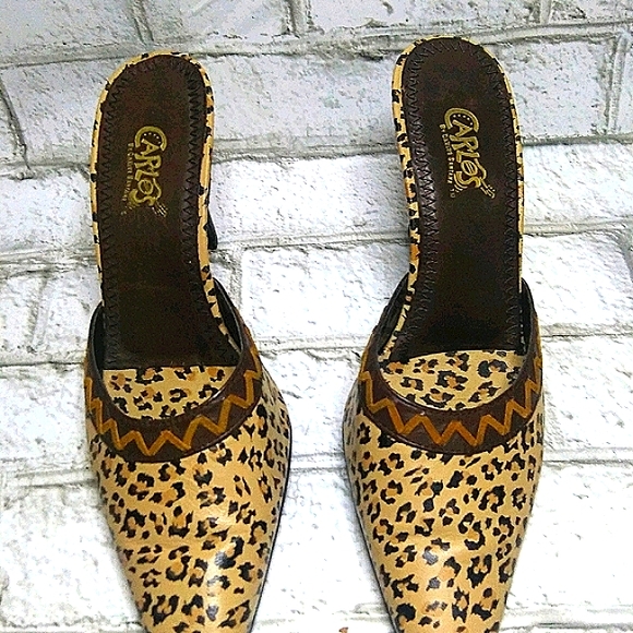Carlos Santana Cheetah print heel size 9 - Picture 3 of 10